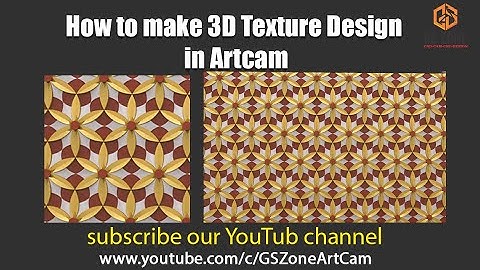 How to make 3D Texture Wall Design in Artcam #gszone #artcam #cnc #wood #MDF #Furniture