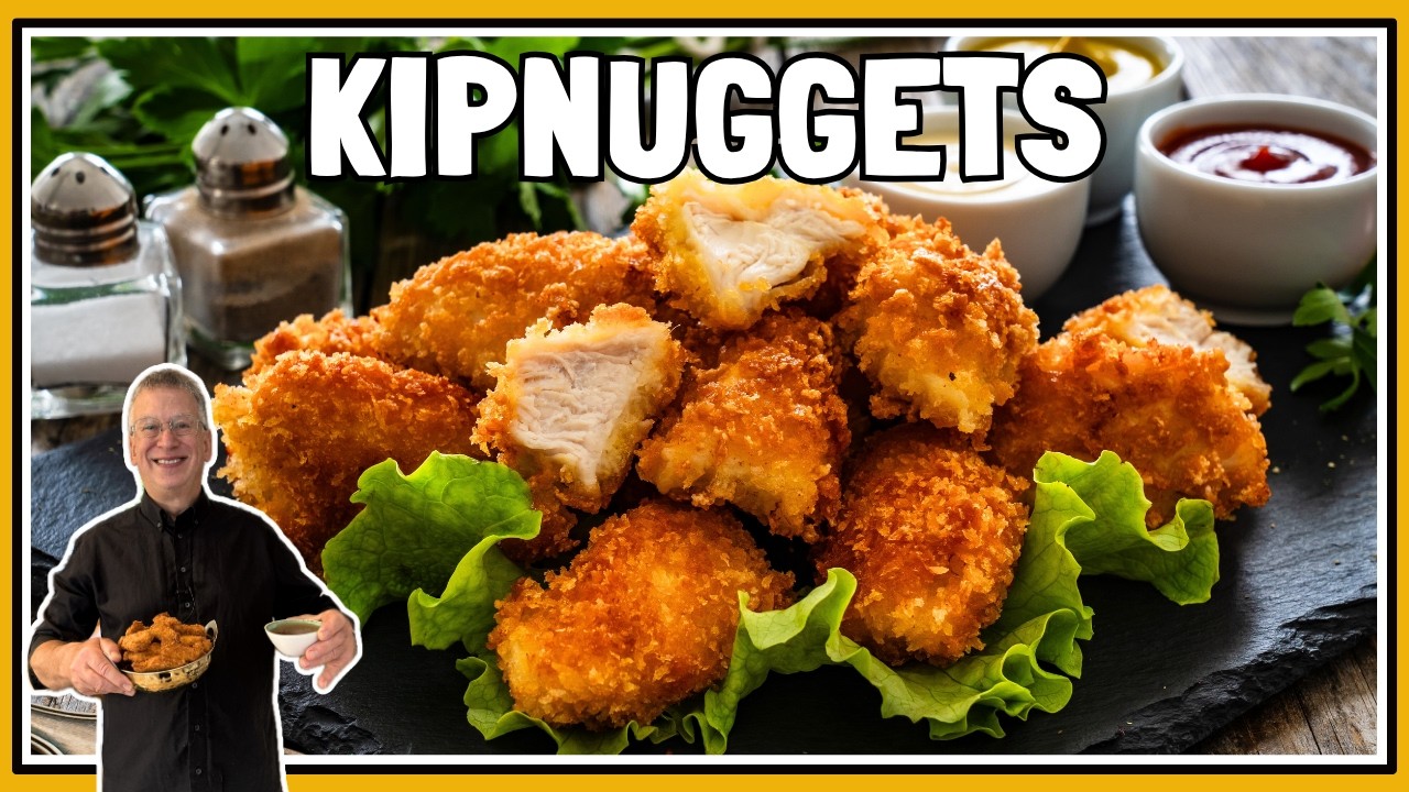 Hoe maak je Kipnuggets met zoetzure saus? (crispy chicken incl. recept zoetzure saus)