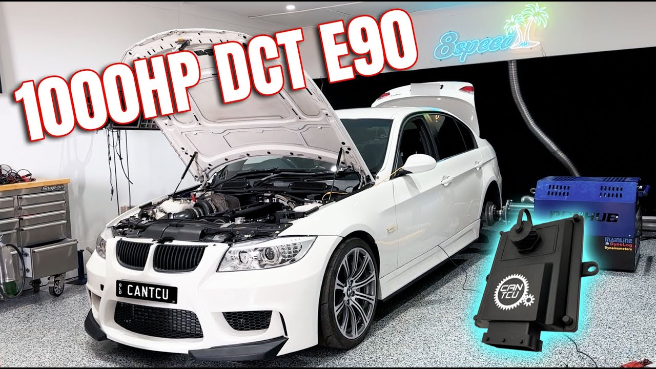 1000HP SINGLE TURBO BMW E90 CANTCU 335 DCT SETUP - YouTube