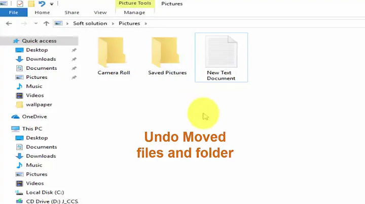 How to Undo an Accidental Delete or Move in Windows 10 Step by Step Tutorial