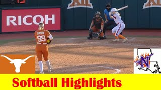 Northwestern State vs #2 Texas Softball Game Highlights, March 1 2024