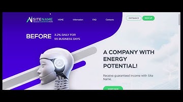 GC HYIP Template 832 Desktop View