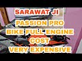 Hero Passion Pro Full engine repair, cost | Passion pro engine rebuild cost in meerut | video 2