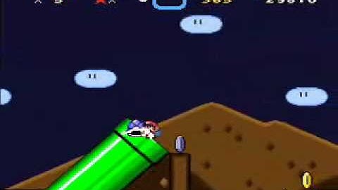 SMW Custom Level - Slanted Pipe Road