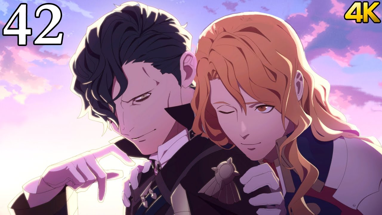 FERDINAND AND HUBERT SUPPORT - CRIMSON FLOWER | Fire Emblem Three Houses BLIND Playthrough [42]