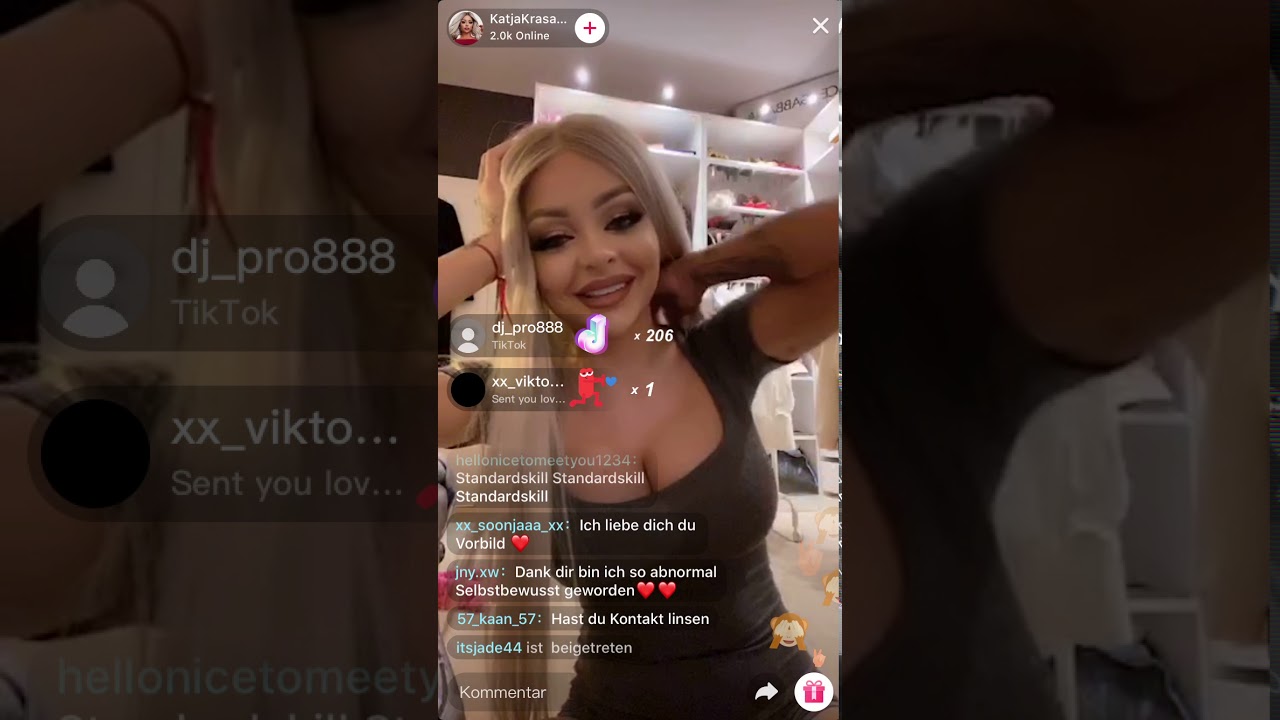 Livestream katja nackt krasavice Katja instagram