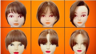 : 6 M'etodos R'apidos y Sencillos para Cortar el Flequillo|6 Quick and Simple Methods to Cut Bangs(2024)