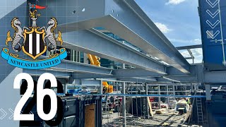 NUFC Fan Zone construction progress! weekly update part 26