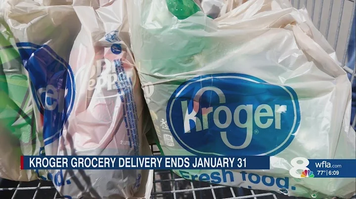 Kroger to leave Florida, ending grocery delivery services next year