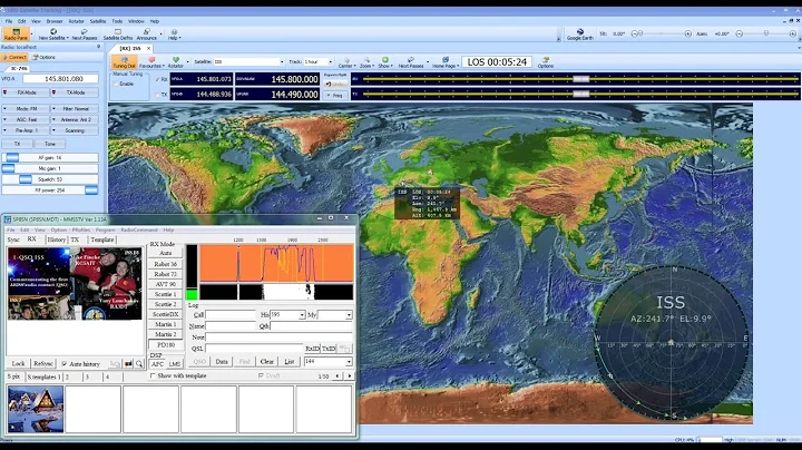 ISS SSTV 145.800MHz FM - 12 Apr 2016, 73' SP8SN