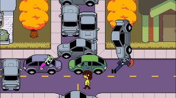 Secret with traffic jam in deltarune ch 2