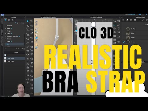 How to Make A Realistic Bra Strap in CLO