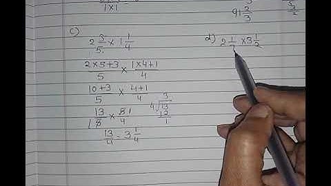 Maths std 5th ch 8 Multiplication and division of fraction