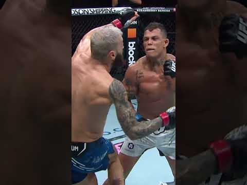 Caio Borralho hits HARD 😳 #ufcparis