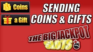 Sending Coins & Gifts | The Big Jackpot Slot App screenshot 4