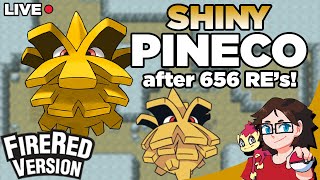 [LIVE] Shiny Pineco after only 656 RE's in Pokemon FireRed!