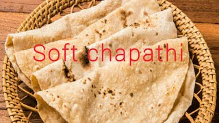 Soft chapathi without milk or hot water