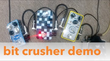 Bit crusher demo - Pedal kit by Fuzzdog