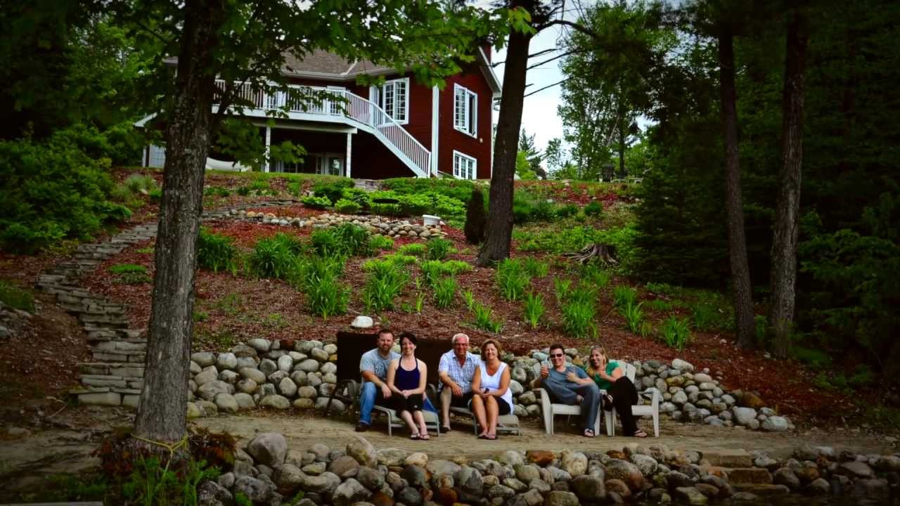 Chalet au Lac Simon YouTube