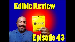 Marijuana Edible Review- Dark Chocolate bar from Blank the anti-brand