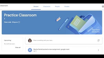 Using the NEW Google Meet Button in Google Classroom!