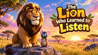 The Lion Who Learned to Listen | Audiobook Slow English Story for Kids | Learn to Listen News