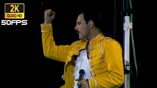 Video thumbnail of "Queen - Under Pressure (Live at Wembley Stadium 1986) Freddie Cam + Real audio! HD 50fps"