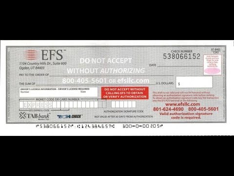 efs checks