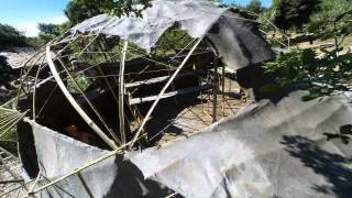 Split Bamboo Star Dome Time Lapse Video @ Terra Alta, Portugal