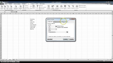 Crear Lista Desplegable en Excel 2010