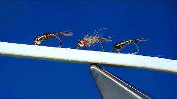 Tying 3 Deadly Nymph Patterns on a size 24 Jig Force Hook with Davie McPhail