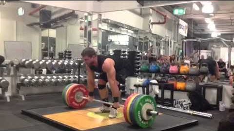 Dmitry Klokov - clean with pause and jerk with pause - 190 kg