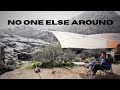Silent Rain Camping in the Mojave Desert