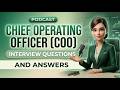 Chief Operating Officer (COO) Interview Questions & Answers