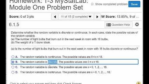 SNHU Module 1 Video - Homework Question 11