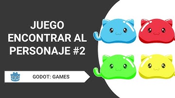 Crear Juego De Encontrar Personaje 02 | Juegos Fáciles En Godot 4