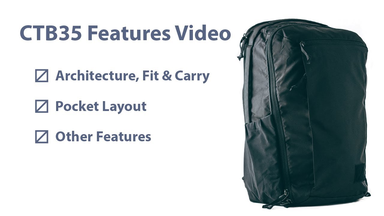 CIVIC Travel Bag 35L Features Outline Video - YouTube