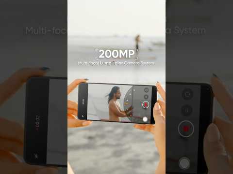 Capture every detail in stunning clarity with the 200MP Multi-Focal LumaColor Camera System. ✨
