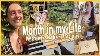 MONTH IN MY LIFE | Home projects, gardening, free events and more!