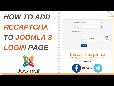 How to add google recaptcha to a Joomla 3 login page?