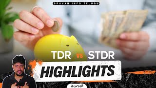 ఏది better ? Simple Interest and Compound Interest | TDR Vs STDR in telugu | SBI Fixed deposit