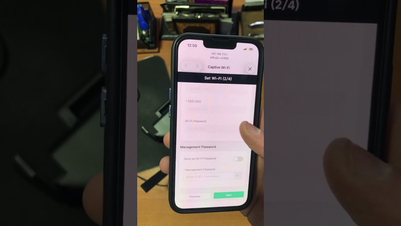 How to connect the Ruitjie  Acces point  RG EW1300 and test the speed