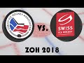 Zimní olympijské hry 2018 - Skupina A - Česko - Švýcarsko