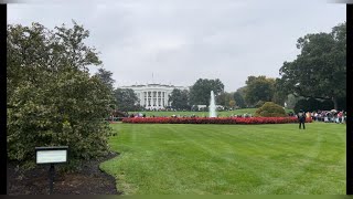 Snippets of White House Fall Garden Tour '23