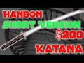 Hanbon 200 katana review and destruction short version