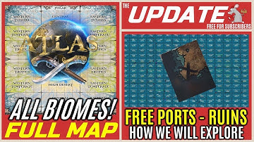 ATLAS REAL MAP! Create Your Own - All Biomes! How We Explore