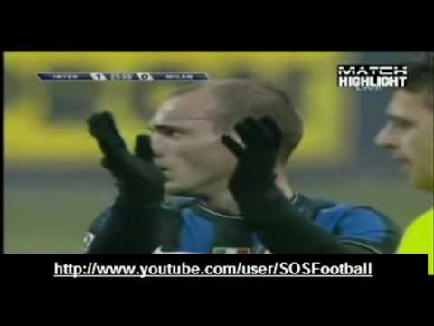 Inter Milan 2 - 0 AC Milan Highlights 24/01/2010