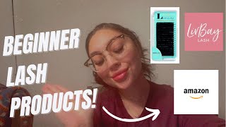 BEGINNER LASH TECH PRODUCTS | THINGS YOU NEED!!