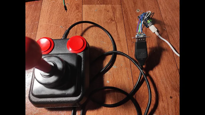 Adapter joysticka db9 - usb zbudowanego na arduino leonardo micro
