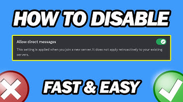 How to Disable Direct Messages on Discord | How to Disable DMs on Discord